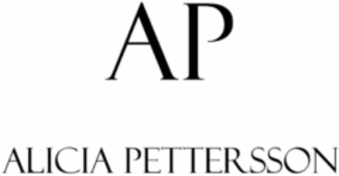 AP ALICIA PETTERSSON Logo (DPMA, 08/13/2020)