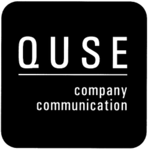 QUSE company communication Logo (DPMA, 10/29/2002)