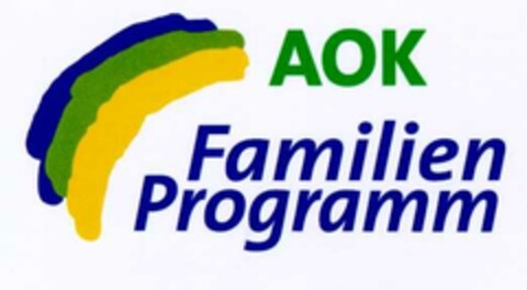 AOK Familien Programm Logo (DPMA, 02/18/2003)