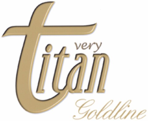 very titan Goldline Logo (DPMA, 07/18/2003)
