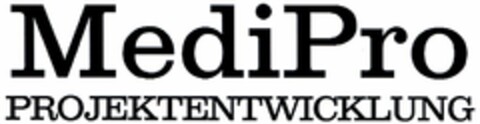 MediPro PROJEKTENTWICKLUNG Logo (DPMA, 01/26/2004)