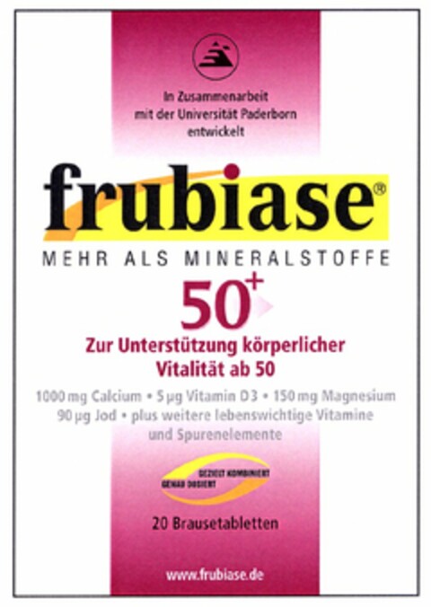 frubiase 50+ Logo (DPMA, 10.07.2006)