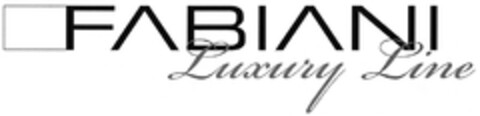 FABIANI Luxury Line Logo (DPMA, 31.08.2007)