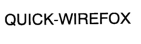 QUICK-WIREFOX Logo (DPMA, 28.04.1995)