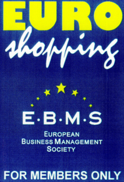 EURO SHOPPING Logo (DPMA, 30.05.1995)