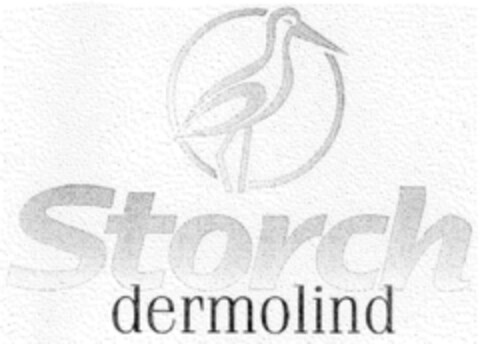 Storch dermolind Logo (DPMA, 16.09.1995)