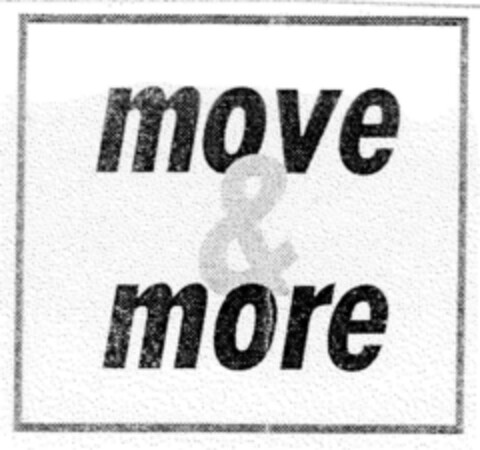 move & more Logo (DPMA, 08/24/1997)