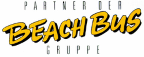 PARTNER DER BEACH BUS GRUPPE Logo (DPMA, 08.10.1998)