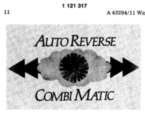 AUTO REVERSE COMBI MATIC Logo (DPMA, 19.08.1987)