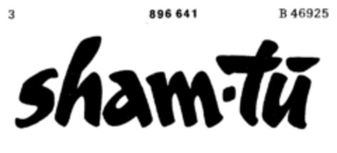 sham-tu Logo (DPMA, 10/07/1971)