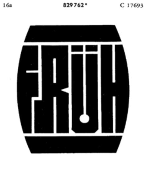 FRÜH Logo (DPMA, 08.12.1966)