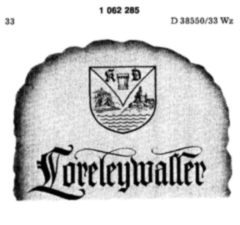 Loreleywasser Logo (DPMA, 11.05.1983)