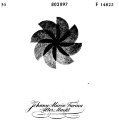 Johann Maria Farina Alter Markt Logo (DPMA, 08.04.1964)