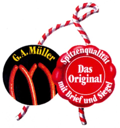 G.A.Müller Spitzenqualität Das Original mit Brief und Siegel Logo (DPMA, 02/12/1994)