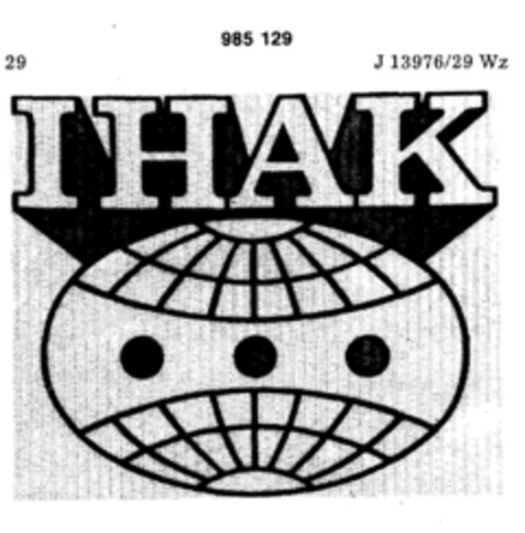 IHAK Logo (DPMA, 05.04.1978)