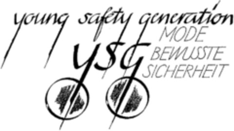 YOUNG SAFETY GENERATION MODE BEWUSSTE SICHERHEIT Logo (DPMA, 26.02.1992)