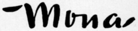 Mona Logo (DPMA, 19.02.1960)