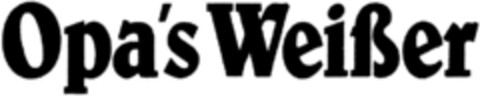 OPA'S WEISSER Logo (DPMA, 13.03.1989)