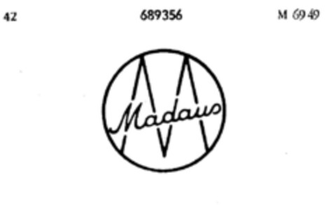 Madaus Logo (DPMA, 19.09.1953)