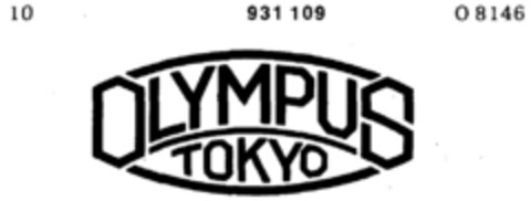 OLYMPUS TOKYO Logo (DPMA, 13.04.1974)