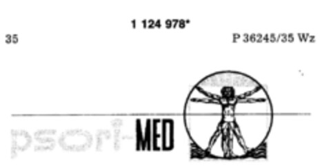 psori-MED Logo (DPMA, 01.03.1988)