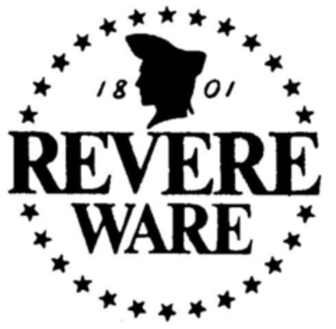 REVERE WARE Logo (DPMA, 25.07.1969)