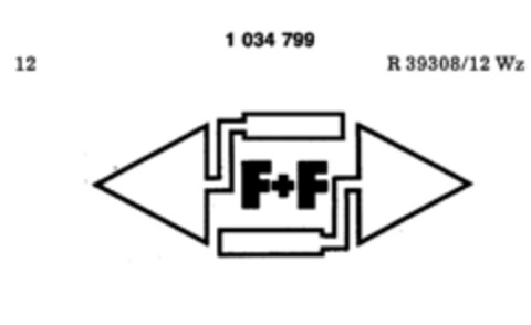 F+F Logo (DPMA, 29.09.1981)