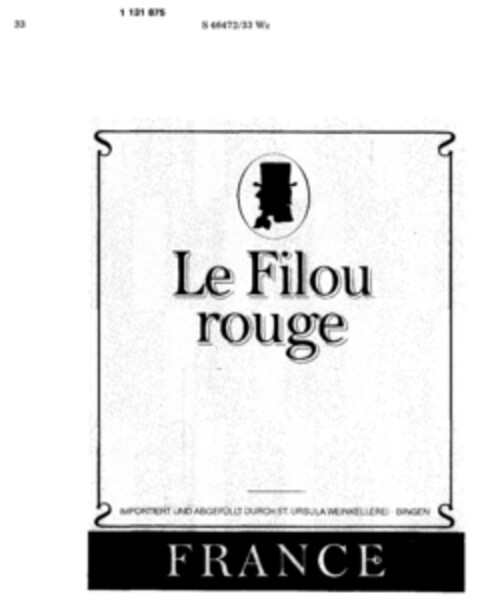 Le Filou rouge FRANCE Logo (DPMA, 31.03.1988)