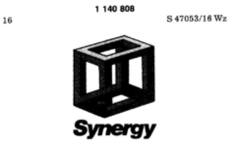 Synergy Logo (DPMA, 02.08.1988)