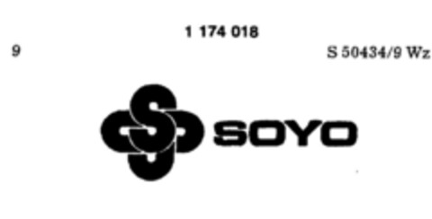 SOYO Logo (DPMA, 01.06.1990)