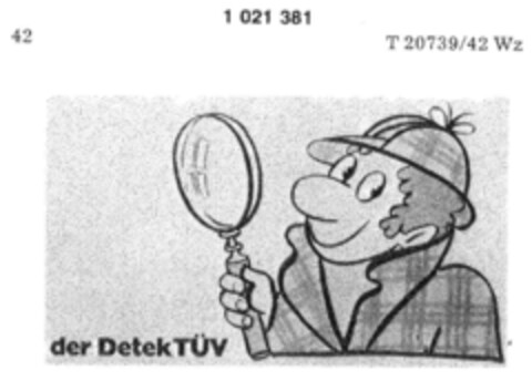 der DetekTÜV Logo (DPMA, 12/02/1980)