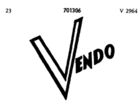 Vendo Logo (DPMA, 17.03.1955)