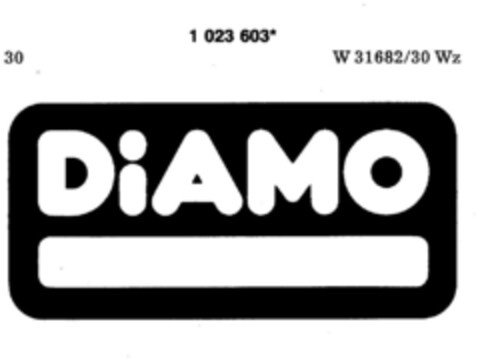 DiAMO Logo (DPMA, 03.08.1981)