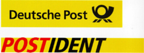 Deutsche Post POSTIDENT Logo (DPMA, 30.03.2000)