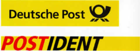 Deutsche Post POSTIDENT Logo (DPMA, 03/30/2000)