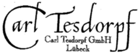 Carl Tesdorpf Carl Tesdorpf GmbH Lübeck Logo (DPMA, 28.11.2000)