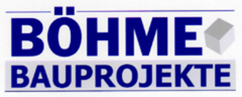 BÖHME BAUPROJEKTE Logo (DPMA, 09/26/2000)