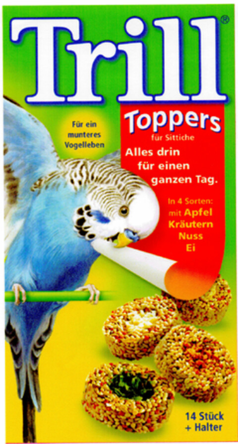 Trill Toppers für Sittiche Logo (DPMA, 03.05.2001)