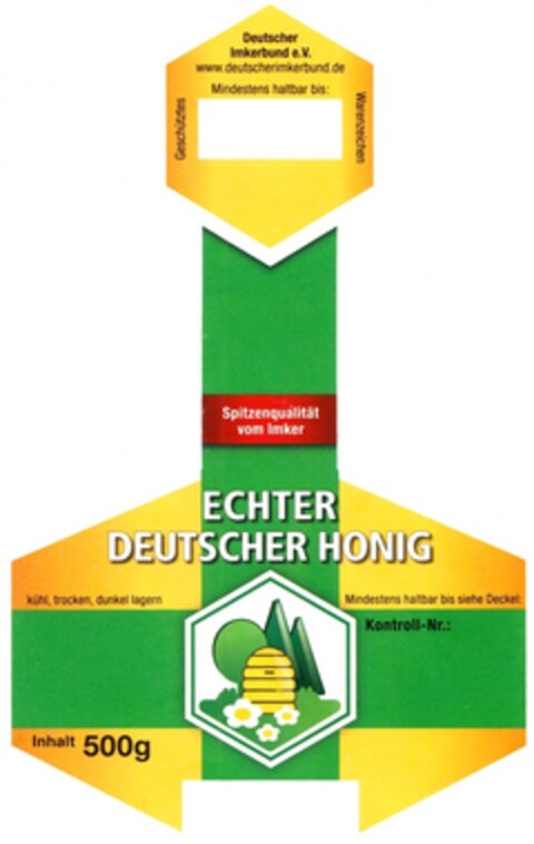 ECHTER DEUTSCHER HONIG Logo (DPMA, 17.02.2011)