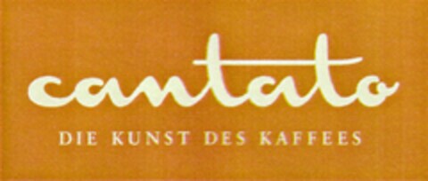 cantato DIE KUNST DES KAFFEES Logo (DPMA, 02.05.2012)