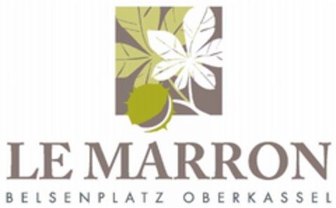 LE MARRON BELSENPLATZ OBERKASSEL Logo (DPMA, 02.07.2013)