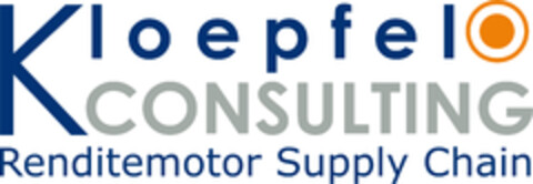 Kloepfel CONSULTING Renditemotor Supply Chain Logo (DPMA, 30.06.2014)