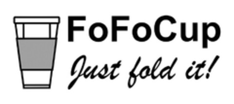 FoFoCup Just fold it! Logo (DPMA, 27.11.2017)