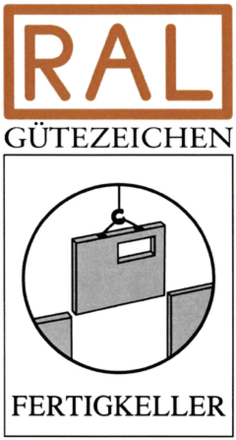 RAL GÜTEZEICHEN FERTIGKELLER Logo (DPMA, 09.05.2020)