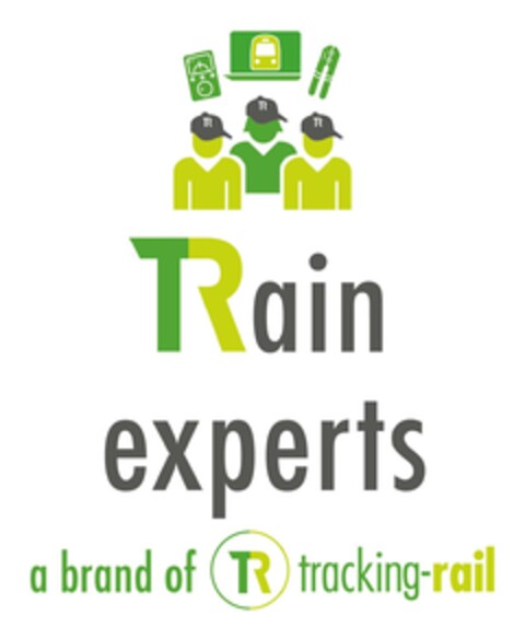 TRain experts a brand of TR tracking-rail Logo (DPMA, 09.02.2024)