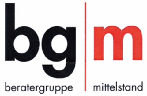 bg m beratungsgruppe mittelstand Logo (DPMA, 24.07.2003)