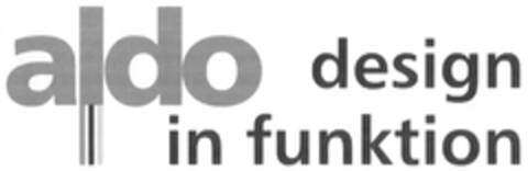 aldo design in funktion Logo (DPMA, 09/14/2007)