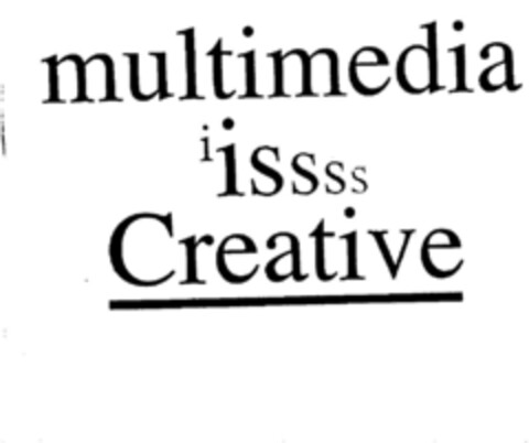 multimedia iissss Creative Logo (DPMA, 13.01.1995)