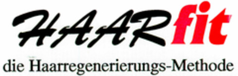 HAARfit die Haaregenerierungs-Methode Logo (DPMA, 04/21/1995)