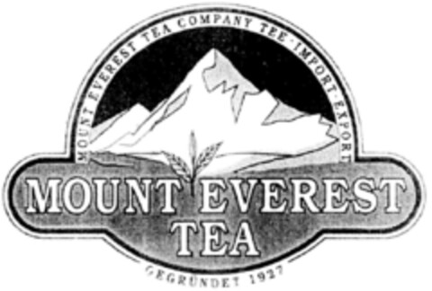 MOUNT EVEREST TEA Logo (DPMA, 10.05.1996)